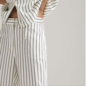 Massimo Dutti Stripe straight leg pants size 2
